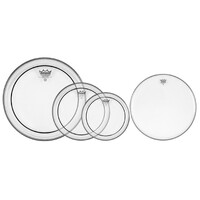 Remo Pinstripe Clear Rock Pro Pack 12"13"16" 