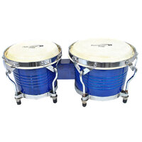 Percussion Plus Bongos - 6" & 7" - Blue