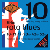 Rotosound RH10 Roto Blues Electric String Set 10- 52