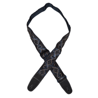 Colonial Leather Guitar Strap Dark Brown/Chocolate