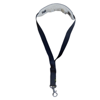 Colonial Leather Saxophone Strap - Black