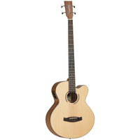 Tanglewood Discovery Exotic Acoustic Bass C/E Black Walnut TDBTABBW