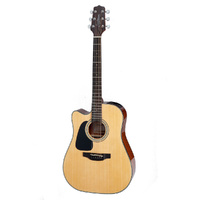 Takamine G30 Series Left Handed Dreadnought AC/EL Guitar with Cutaway in Natural Gloss Finish
