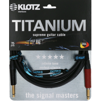Klotz Titanium Guitar Cable Silent Switch - 3M