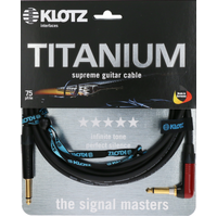Klotz Titanium Guitar Cable Silent Switch 3M