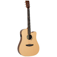 Tanglewood Metropolitan Dreadnought Spruce/Koa Cutaway/Electric Guitar [TM5-CE]