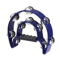 Mano Percussion Tambourine 1/2 Moon Blue