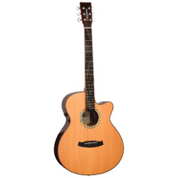 Tanglewood Rosewood Smart Super Folk C/E Acoustic Guitar with Enya Preamp System TRS4-CE