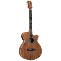 Tanglewood Reunion Pro Solid top all Koa Super Folk TRU4-CE-AK