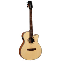 Tanglewood Strada Super Folk, Spruce/Mahogany Cutaway/Electric Guitar TS4-CE