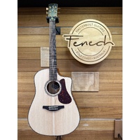 Fenech True Tone D78 Dreadnought Cutaway w Gold Machine Heads
