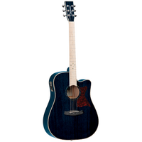 Tanglewood Winterleaf Blonde Dreadnought C/E Bondi Blue Gloss TW5EBLA