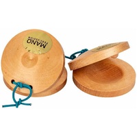 Mano Percussion Castanets Natural Wood