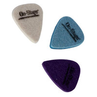 On Stage Ukulele Picks Multi-Colour Felt 3-Pack