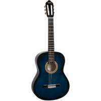 Valencia 100 Series Classical Guitar 1/2 Size Blue