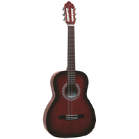 Valencia 100 Series Classical Guitar 1/2 Size Red