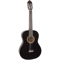 Valencia 100 Series Classical Guitar 3/4 Size Black