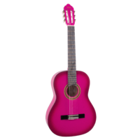 Valencia 100 Series Classical Guitar 3/4 Size Pink