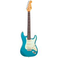 SX (Essex) VES34 3/4 Size Electric Guitar in Lake Placid Blue