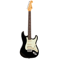 SX (Essex) VES62 Electric Guitar in Black