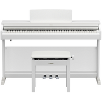 Yamaha Arius YDP-166 Digital Piano with Bench - White
