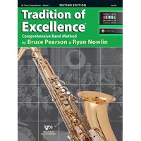 Tradition of Excellence Tenor Sax Book 3