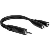 Hosa Y Cable St 3.5mm M to 2 x 3.5mm F YMM232