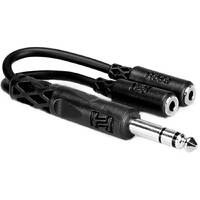 Hosa Y Cable 1/4" M to 2 x 3.5mm F YMP234